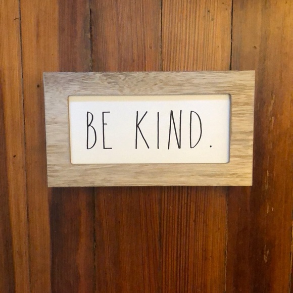 Rae Dunn Other - NWT Rae Dunn Be Kind Wooden Sign